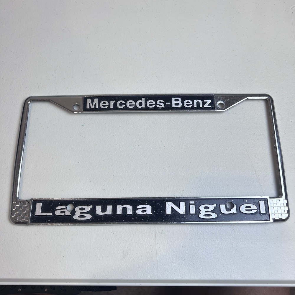 Laguna Nigel Mercedes Benz Car Dealership‎ License Plate Frame Metal 2